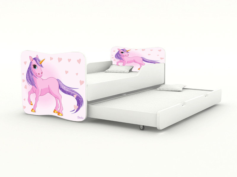 Becks posteľ s výsuvným lôžkom Koník